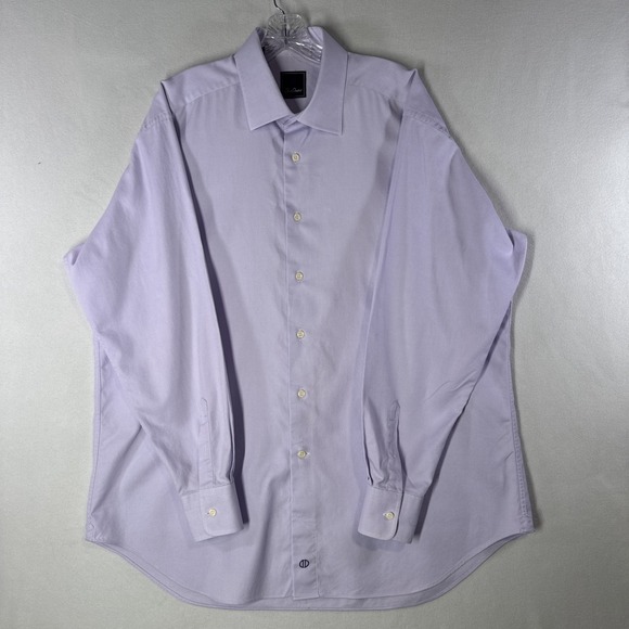 David Donahue Other - David Donahue Lavender Button Up Shirt 17.5 34/35 Preowned Excellent